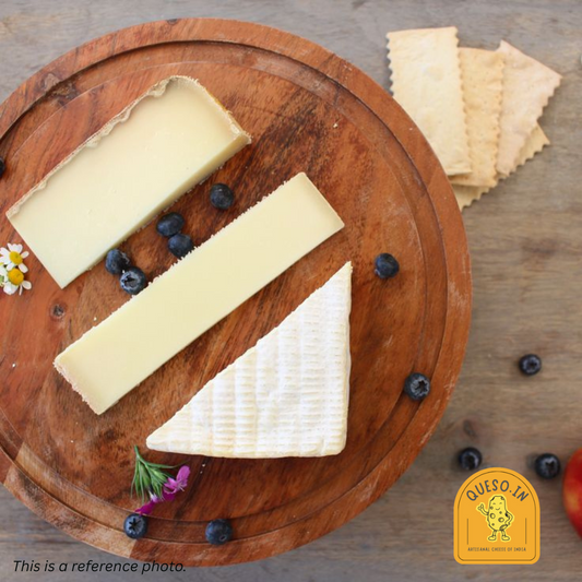 SEASONAL ASSORTED BOX: THREE SEMI-HARD CHEESES